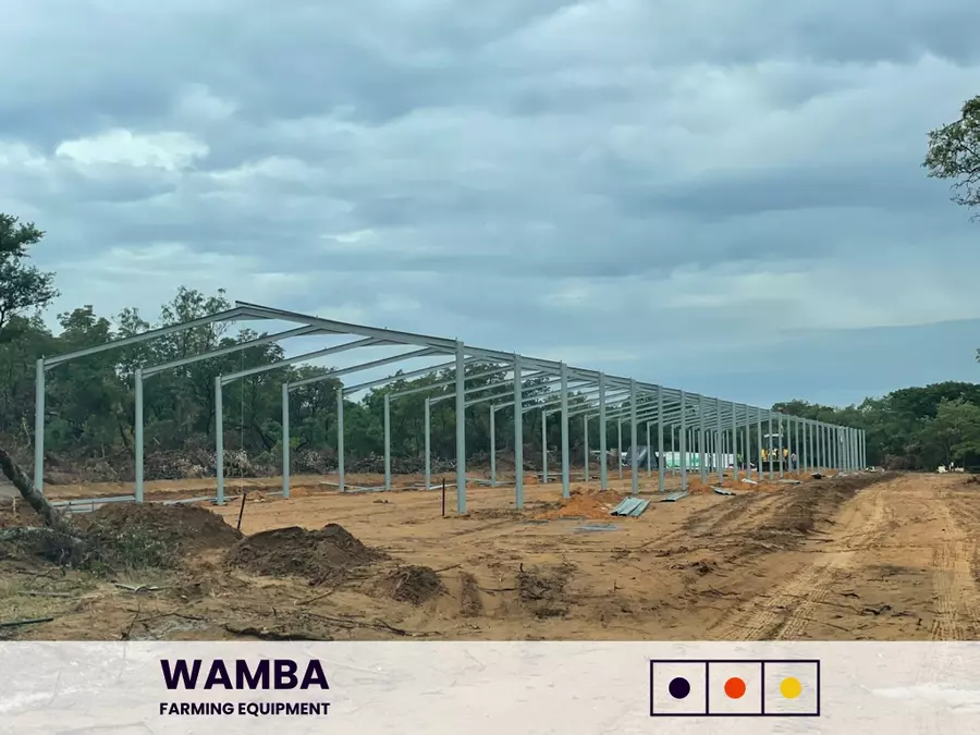 Overview of steel structure.
