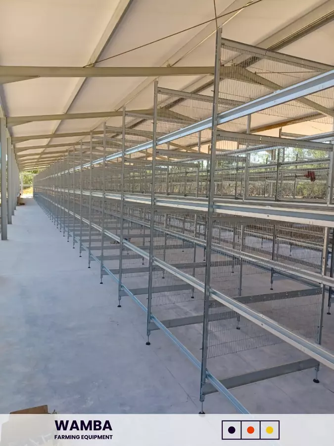 Completed cage installation.