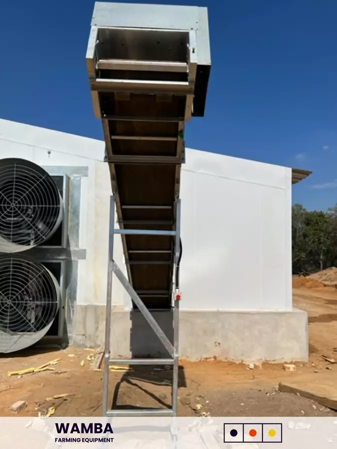 External conveyor belt system.
